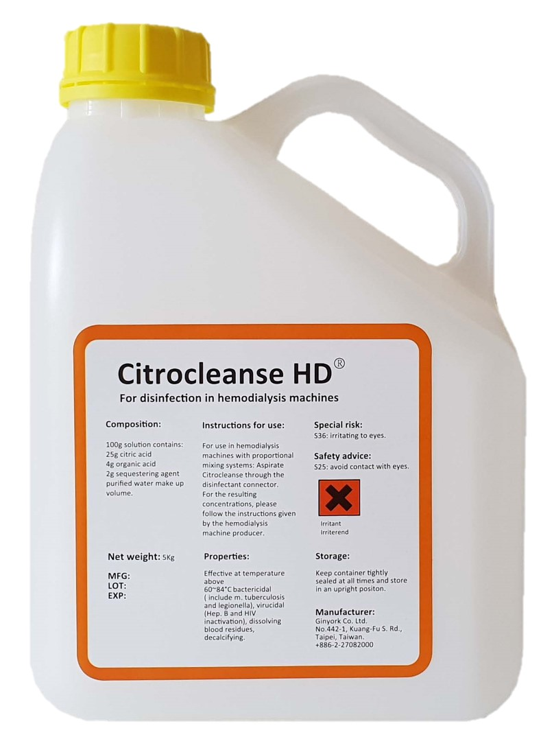 Citrocleanse®disinfectantchemothermal